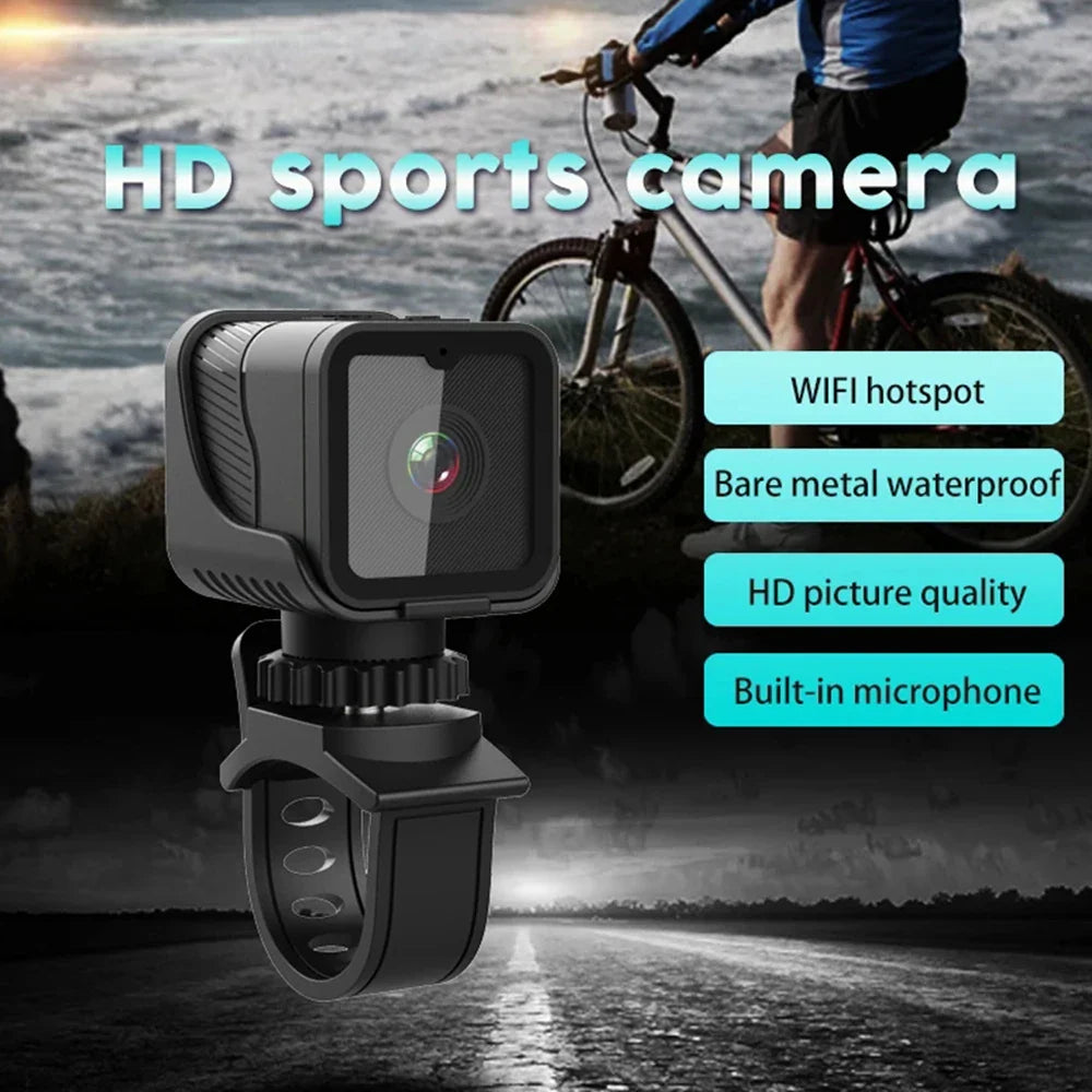 NNEOBA Portable WiFi Waterproof Sports Mini Camera (1080P HD)-1