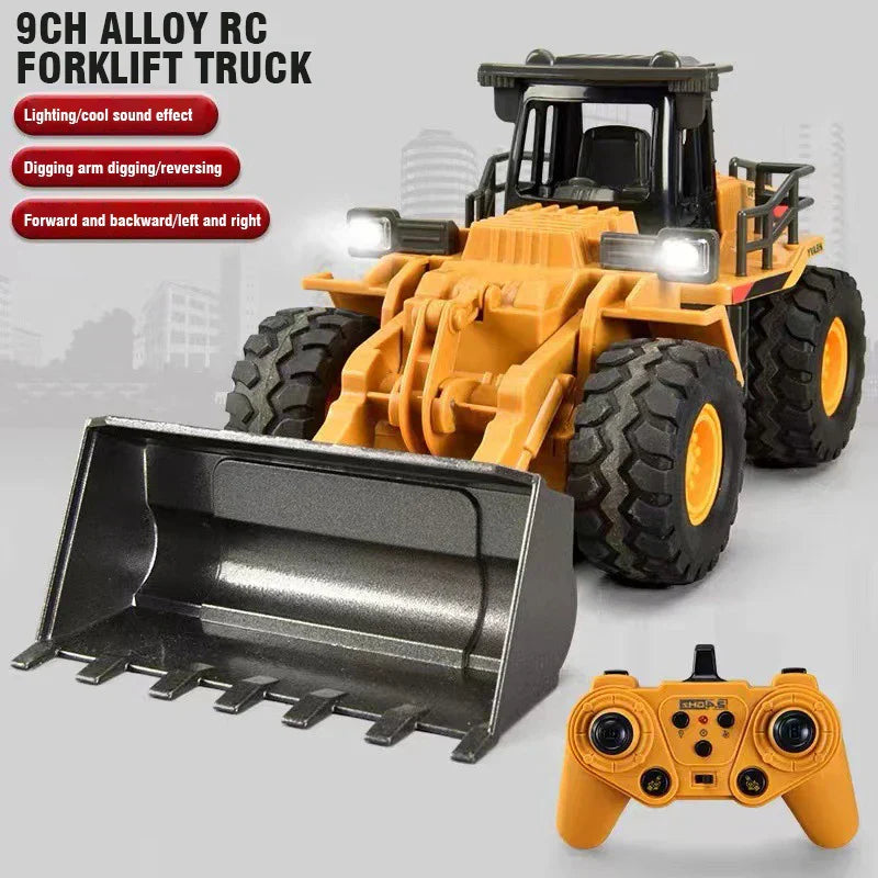 2.4G Alloy Remote Control Dump Bulldozer-1