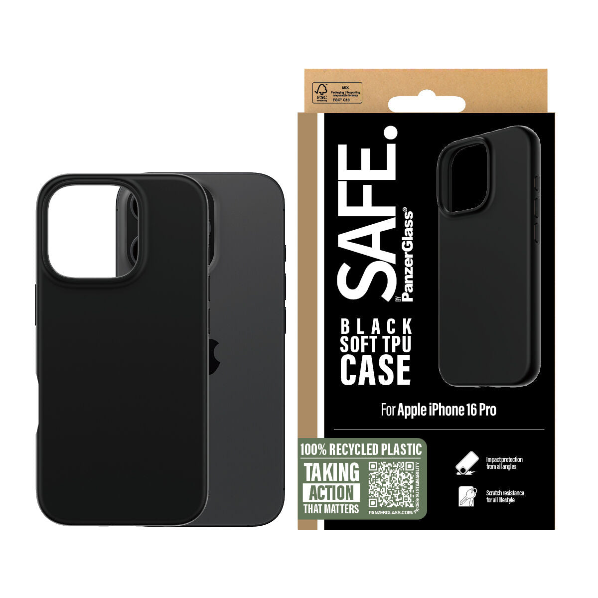 Mobile Screen Protector PanzerGlass iPhone 16 Pro Apple-0