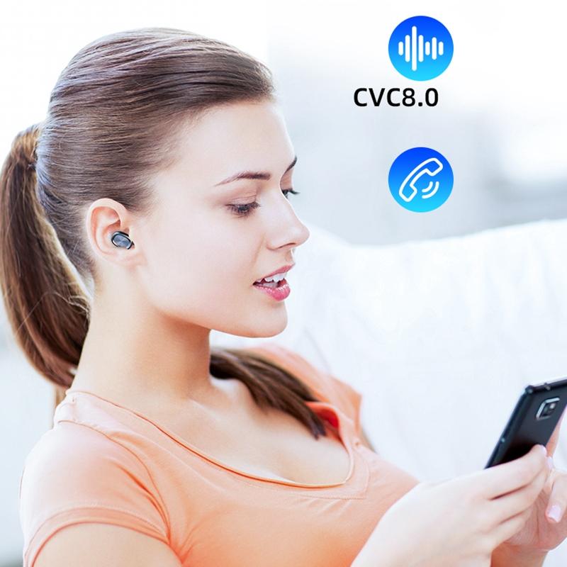 NNEIDS Wireless Noise-Cancelling Earbuds With Charging Case