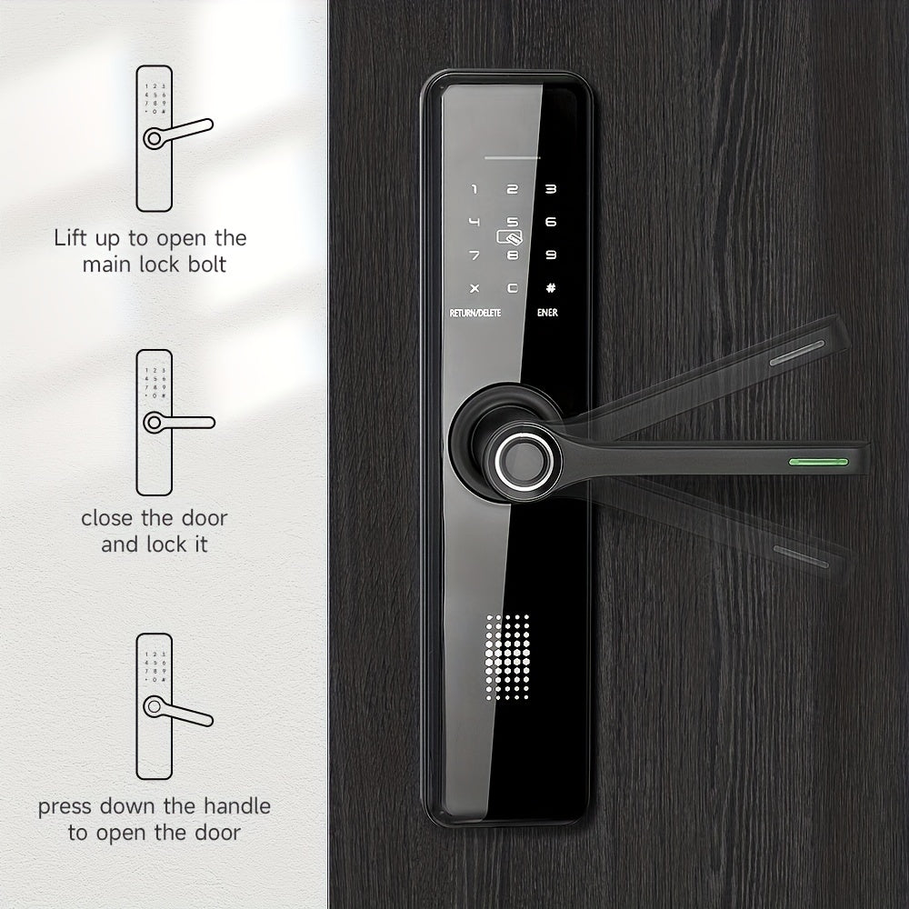 Smart WiFi Door Lock with Keypad & App Access-2